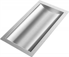 img 4 attached to Marada Drop-In Brushed Stainless Steel Cash Tray For Gas Stations, Banks, And Convenience Stores