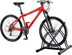 img 2 attached to 🚲 RAD Cycle Mighty Rack: Ultimate 2-Bike Floor Stand for Instant Versatile Pro Quality Bike Parking