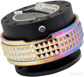 img 2 attached to NRG Innovations SRK-210BK/MC Quick Release Kit (Black Body / Neochrome Pyramid Ring)