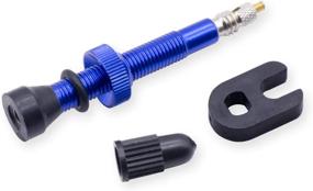 img 2 attached to 2 Pack Alloy Presta Air Valve Stem With Core Remover Tool - KEYWELL Tubeless Valve Stems In Multiple Colors & Sizes