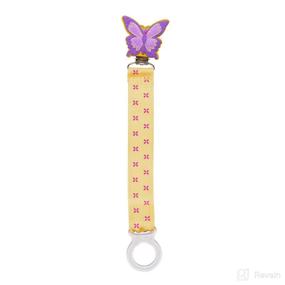 img 4 attached to 🦋 C.R. Gibson Butterfly Pacifier Clip with Secure Fastening to Baby's Garment - 8.5" Ribbon Length, 1" Width