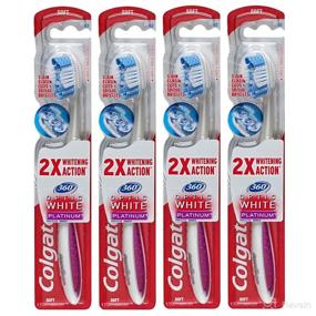 img 4 attached to 😁 Experience the Power of Colgate Optic White Platinum Toothbrush for a Radiant Smile