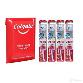 img 3 attached to 😁 Experience the Power of Colgate Optic White Platinum Toothbrush for a Radiant Smile