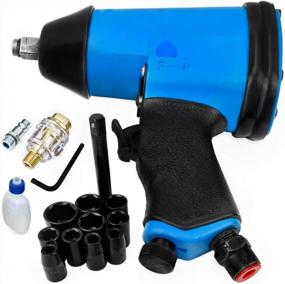 img 2 attached to 1/2 Inch Cucunu Air Impact Wrench Kit W/ Sockets & Case - Power Tool For Driving Bolts And Nuts