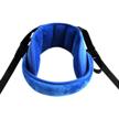 say goodbye to car seat discomfort with kakiblin adjustable toddler head support band in blue logo