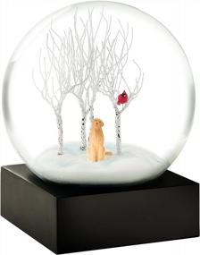 img 2 attached to Delightful Winter Wonderland: Lab In The Woods Snow Globe
