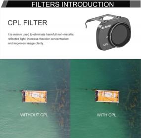 img 3 attached to DJI Mavic Mini 2 Accessories: GLOBACT Camera Lens Filters Set (CPL, ND8, ND16) For DJI Mavic Mini, Mavic Mini 2, And Mini SE