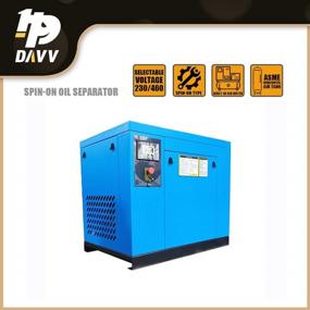 img 3 attached to HPDAVV Rotary Screw Air Compressor 20HP / 15KW - 81-71CFM @ 125-150PSI - 460V/ 3-Phase/ 60Hz - NPT3/4" Skid Commercial Air Compressed System With Spin-On Air Oil Separator