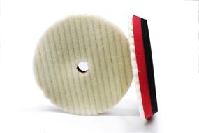 img 4 attached to 🧤 6-inch/150mm Maxshine DA Wool Buffing Polishing Pad