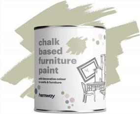 img 4 attached to 1L Olive Green Chalk-Based Furniture Paint - 50+ Colours Available For DIY Home Improvement Projects!
