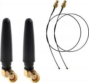 img 3 attached to 2Pcs 433Mhz WiFi Antenna 2.5Dbi SMA Male Connector With U.FL To SMA Female Pigtail Cable - 15Cm