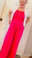 img 1 attached to Women'S Casual Loose Tank Jumpsuit With Smocked Waist & Pockets - Caracilia review by Tara Ford