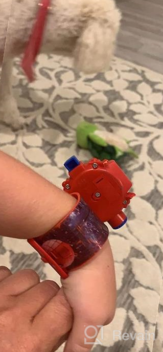 img 1 attached to 🕷️ Spiderman - 24 Image Projector Watch: Digital Wristwatch for Boys and Girls - Perfect X-mas Gift review by Demond Clenney