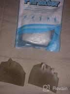 img 1 attached to 4 PCS Nude Metatarsal Pads & Gel Toe Separators - Breathable, Soft & New Material For Forefoot Pain Relief And Blister Prevention review by Anthony Montgomery