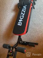 img 1 attached to Bigzzia Foldable Ab Exercise Bench With LCD Monitor For Full Body Workout Including Leg, Thigh, Buttock, Rodeo And Sit-Up Exercises - Abdominal Workout Machine review by Matt Vanlaere