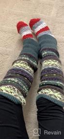 img 4 attached to Zmart Leg Warmers For Women Leg Warmers For Girls, Knit Leg Warmers, Winter Warm Leg Warmer Socks Boho Socks 3 Pairs
