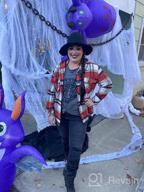 img 1 attached to Witchy Style Made Easy: Edoneery'S Women'S Wide Brim Halloween Witch Hat - Perfect For Any Occasion! review by Alonzo Wilkins