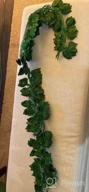 img 1 attached to 12 Pack Artificial Ivy Garland - 86 FT Fake Greenery Leaf Vine For Wedding, Party, Garden Home Decor review by Heather Warren