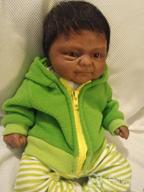 картинка 1 прикреплена к отзыву Vollence 18-дюймовый реалистичный кукла-младенец: силикон, реалистичные глаза, замкнувшийся мальчик от Johnnie Trimble