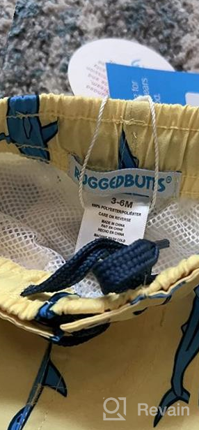 img 1 attached to Gingham Trunks Boys' Clothing and Swimwear by RuggedButts Baby Toddler review by Branden Type