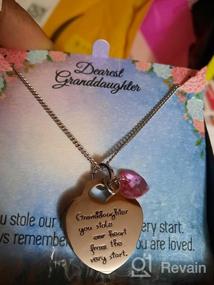 img 7 attached to Cherish Your Granddaughter with the 'Granddaughter You Stole Our Heart' Keepsake Necklace