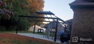 img 1 attached to 12' X 16' Hardtop Gazebo: Galvanized Steel Outdoor Canopy With Double Roof, Aluminum Frame & Netting/Curtains For Garden, Patio, Lawns & Parties review by David Tison