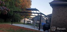img 7 attached to 12' X 16' Hardtop Gazebo: Galvanized Steel Outdoor Canopy With Double Roof, Aluminum Frame & Netting/Curtains For Garden, Patio, Lawns & Parties