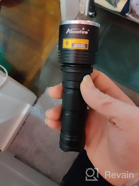 img 1 attached to ALONEFIRE Rechargeable UV Flashlight With 365Nm Wavelength - Ideal For Pet Urine Detection, Resin Curing, Dry Stain Removal, And Scorpion Hunting: Includes Battery Charger And Batteries review by Jesse Wells