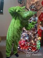 img 1 attached to Adults' Deluxe Grinch Costume With Full Mask - Size Small/Medium - Dr. Seuss Inspired review by Todd Lowry