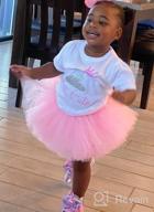 img 1 attached to My Lello Big Girls 10-Layer Short Ballet Tulle Tutu Skirt (4T-10yr): Adorable Dancewear for Girls! review by Kari Sather