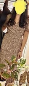 img 5 attached to Boho Floral Maxi Dress For Women: Prettygarden Summer Wrap With V-Neckline, Short Sleeves, Ruffle Hemline, And Split Beach Design