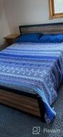 картинка 1 прикреплена к отзыву 🌸 FlySheep Colorful Boho Quilt Set: Bohemian Butterfly Pink n Blue Floral Bedspread/Coverlet for Summer - 92x90 inches от Eric Alcantara