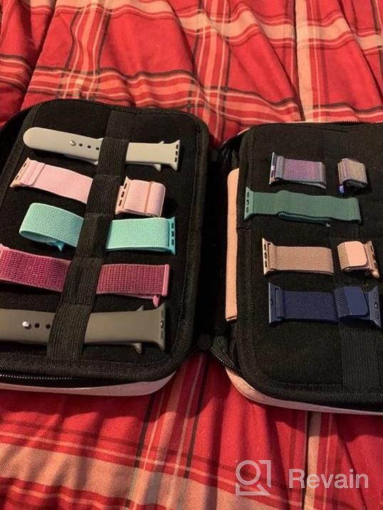 img 1 attached to Organize Your Collection With PACMAXI'S 36 Watch Band Storage Case - Compatible With Most Sizes, Perfect For All Your Accessory Needs! review by Mike Marks