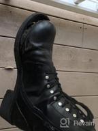 img 1 attached to Katliu Women'S Military Combat Lace Up Ankle Boots - Durable & Stylish Footwear For Any Adventure! review by Rosemary Wright
