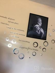 img 7 attached to Набор из 28 серебряных круглых наклеек на стену для самостоятельного украшения гостиной/спальни с зеркальной отделкой - Aooyaoo Solid Circles