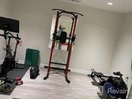 img 1 attached to Multi-Function Power Tower Pull Up Bar Station With J Hook And Dip Station For Home Strength Training Fitness Equipment - ZENOVA review by Gene Rosado