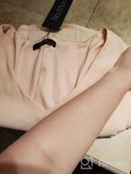 картинка 1 прикреплена к отзыву Noctflos Shift Dress For Women: Casual, 3/4 Sleeves, V-Neckline, Chiffon Fabric, Short Length - Perfect For Parties от Steven Hanson