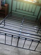 img 1 attached to VECELO Victoria Vintage Style Black Queen Size Metal Bed Frame With Platform, Headboard, Footboard, And Under-Bed Storage – No Box Spring Needed review by Darryl Buck