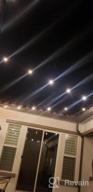 img 1 attached to SUNTHIN Outdoor String Lights, 48FT Patio Lights With 25 G40 Shatterproof LED Bulbs(1 Spare), Waterproof Hanging Lights String For Outside Backyard, Porch, Deck, Party, Garden review by Michael Reese