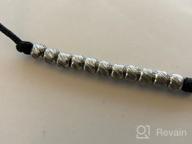 img 1 attached to SANNYRA Stainless Steel Bead Bracelet for Women Girls - Perfect Birthday Gift for Ages 11-30 review by Terry West