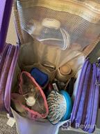 img 1 attached to Extra Large Hanging Toiletry Bag: Perfect For Travel, Makeup & Bathroom Organization! review by Kelly Miller
