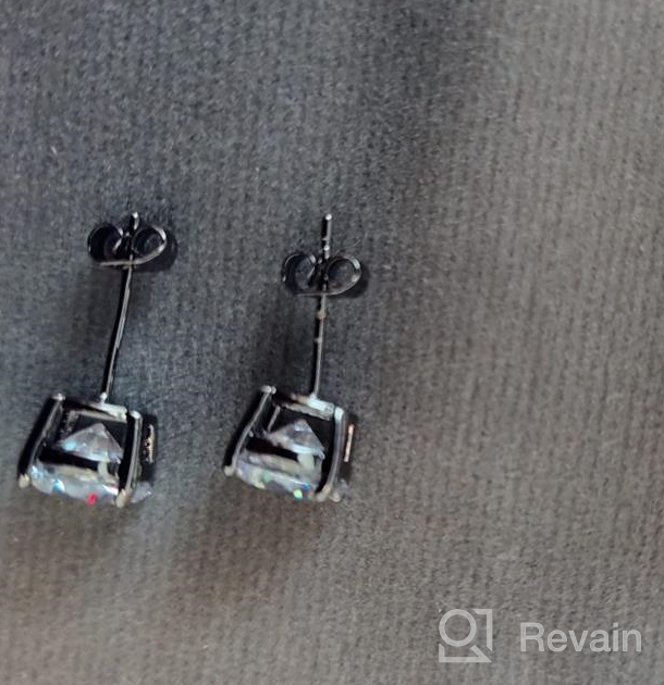 img 1 attached to Hypoallergenic Initial Stud Earrings: Stylish Girls' Jewelry for Sensitive Ears review by Tre Boyer