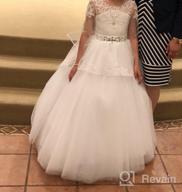 img 1 attached to 👗 White Girls' Clothing for Communion: First Communion Dresses – The Perfect Choice review by Dan Quiceno