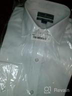 img 1 attached to 👔 Men's Clothing: Amazon Brand Spread Collar Buttoned Bib Front Apparel review by Roshan Schram