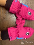 img 1 attached to 🧤 Winter Unisex Waterproof Mittens: Cotton Lined Girls' Accessories for Cold Weather Protection review by Mario Portillo