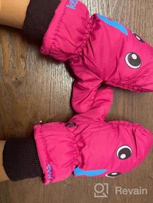 img 6 attached to 🧤 Winter Unisex Waterproof Mittens: Cotton Lined Girls' Accessories for Cold Weather Protection