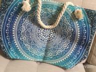 img 1 attached to Extra Large Womens Canvas Beach Tote Bag With Top Zipper - Sleepwish review by Michael Pickering