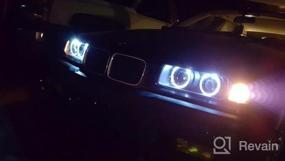img 5 attached to BMW 3 Series E36 2 Door Projector Headlights G2 Halo Black Amber - Passenger And Driver Side (AmeriLite 1 Pc)