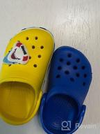 img 1 attached to Colorful Unicorn Clog Sandals: Fun Water Shoes for Toddler Boys and Girls - Slip On Garden Slide Sandals for Little Kids, Perfect for Swimming Pools, Showers, and Beach! review by Isaiah Edgar