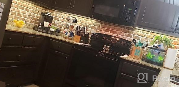 img 1 attached to Coavas Brick Wallpaper Peel And Stick Grey 23.6X118.1 Inches For Bedroom Faux Brick Kitchen Cabinets Backsplash Fireplace Laundry Room Accent Walls Classroom Thicker Thicken Halloween (60X300Cm) review by James Mangum